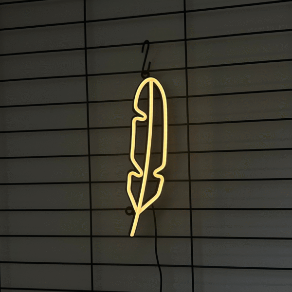 Neon LED Piórko