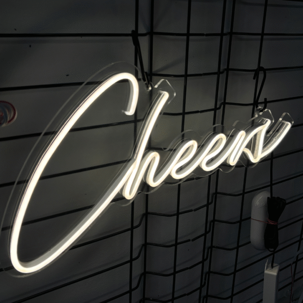 Napis LED Cheers