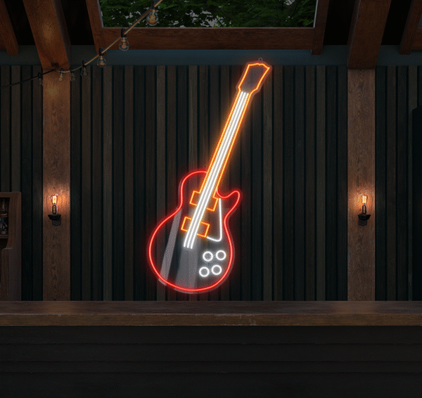 Neon Gitara LED