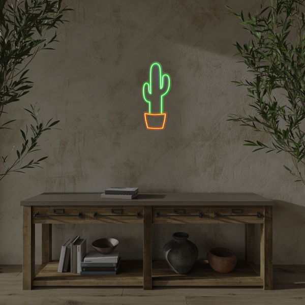 LED-Neon Kaktus