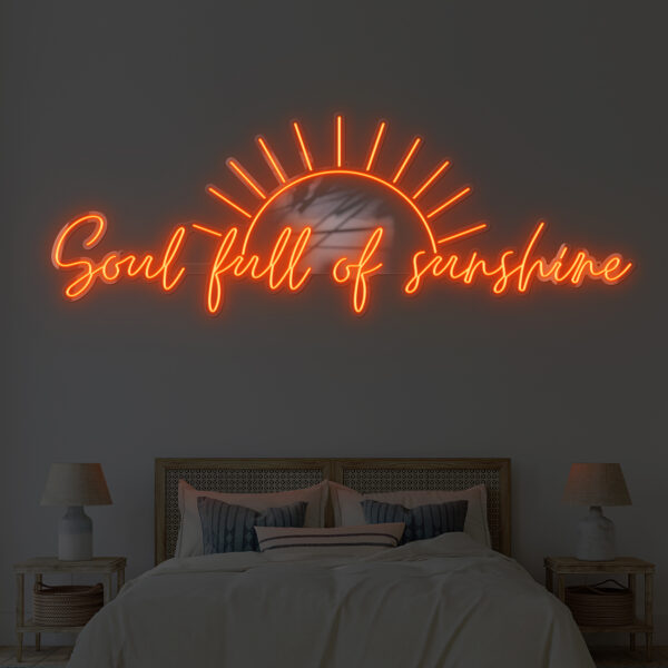 Napis LED Soul Full Of Sunshine