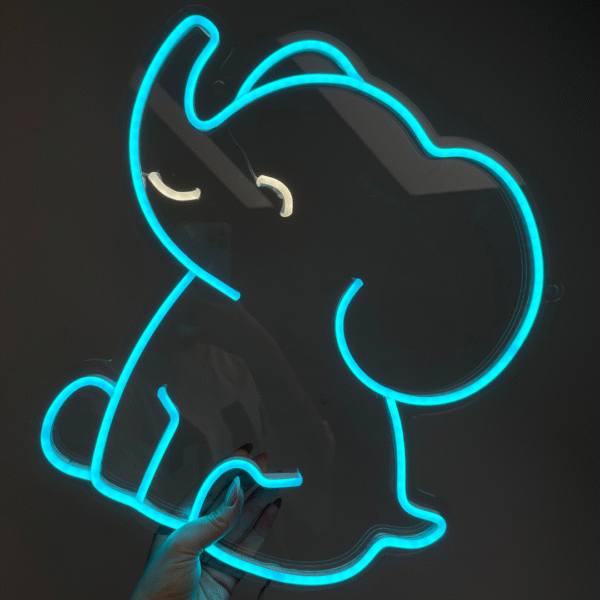 Neon LED Słoń