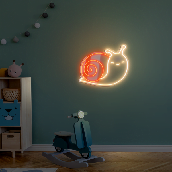 Neon LED Ślimak