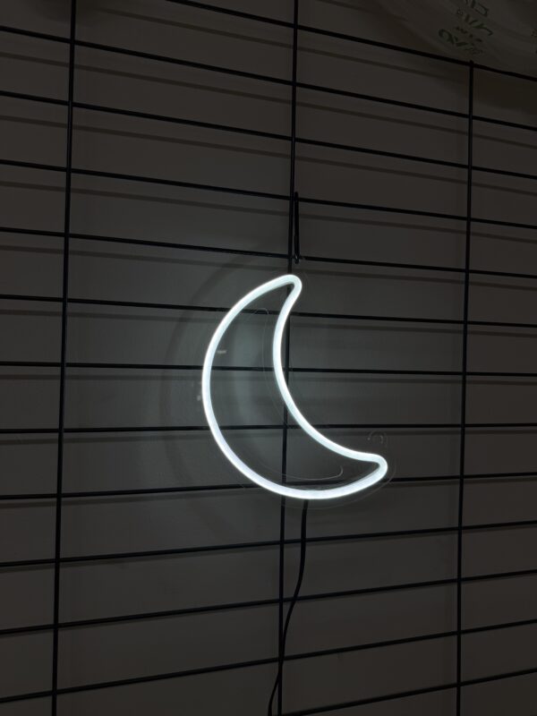 Moon LED neon sign
