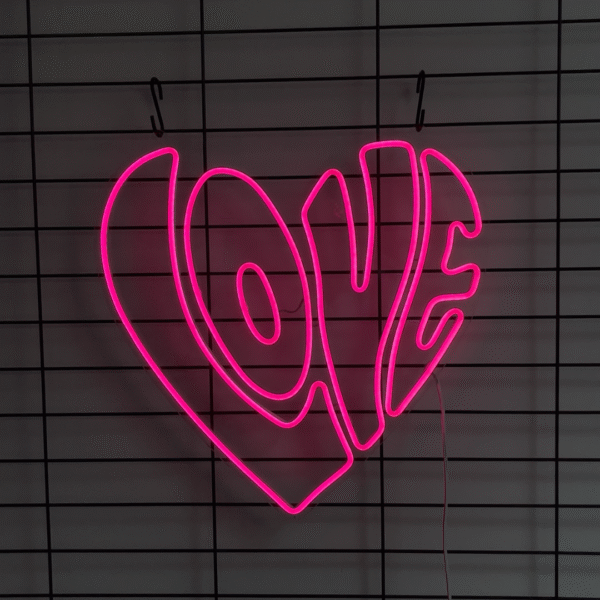 Napis LED Love