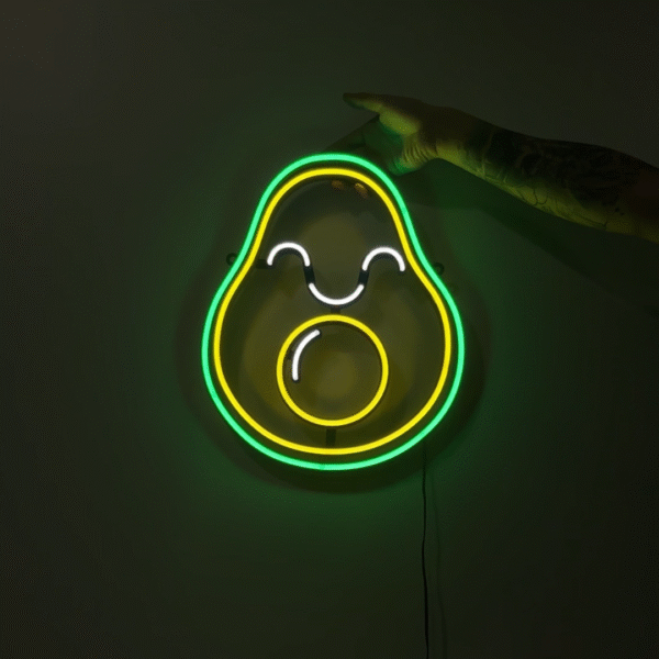 Avocado LED neon sign