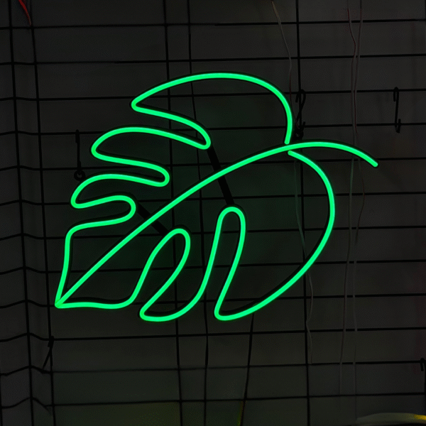 Neon LED Monstera