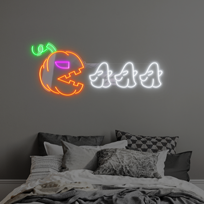 Neon LED Dyniożerca Halloween