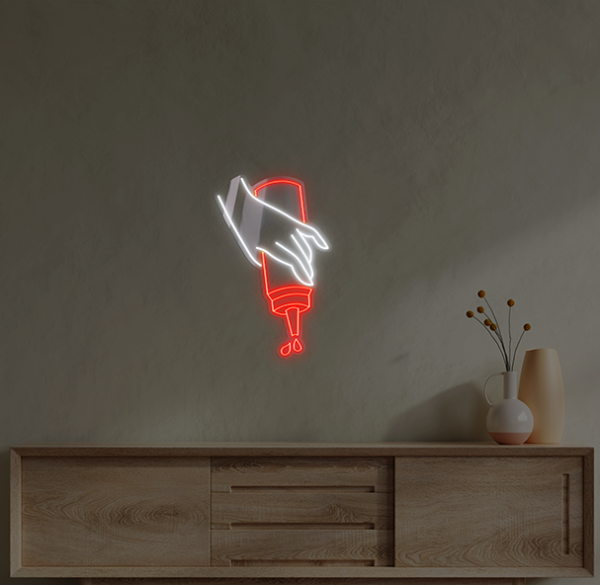 Neon LED Keczup