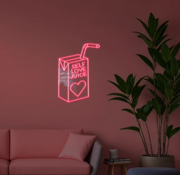 Napis LED Self Love Juice