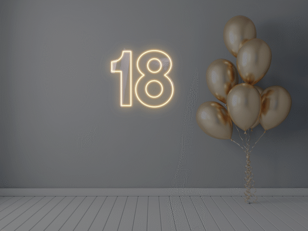 LED-Schriftzug Let's party (Kopia)