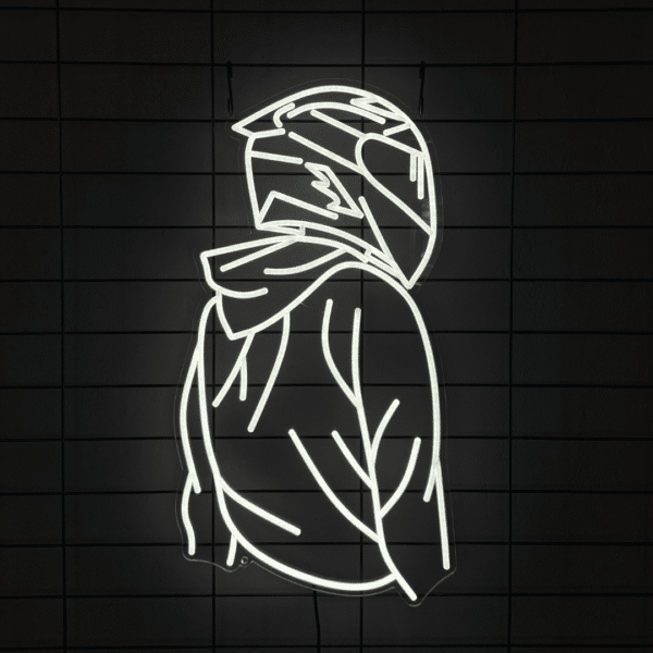 Neon LED Motocyklista
