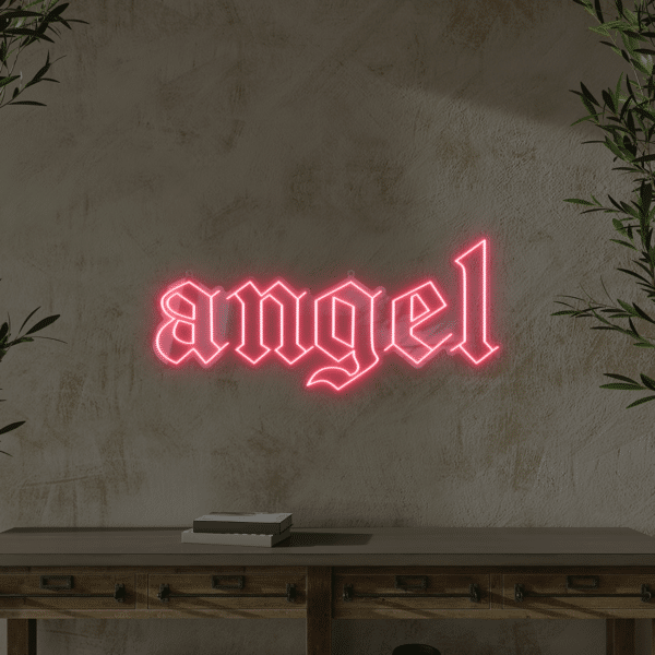 Napis LED Angel