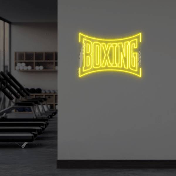 Napis LED BOXING