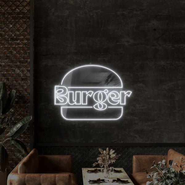 Napis LED Burger