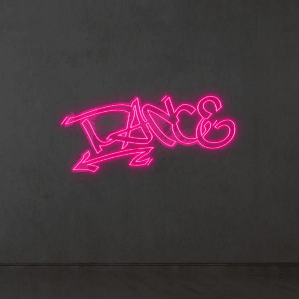 Napis LED DANCE