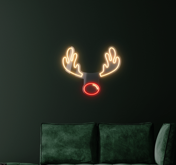 Neon LED Rudolf