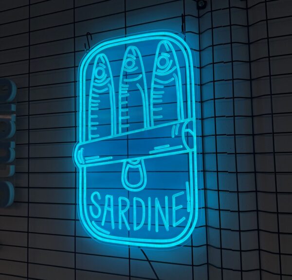 Neon LED Sardynki