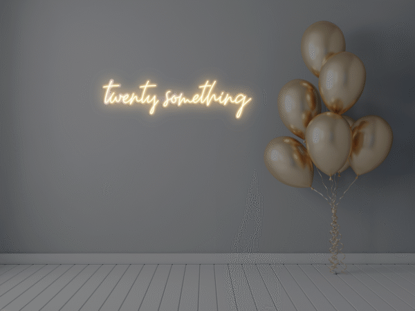 Napis LED Twenty Something