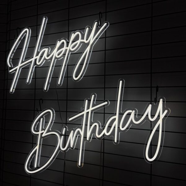 Neon Happy Birthday