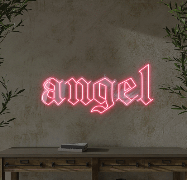 Napis LED Angel