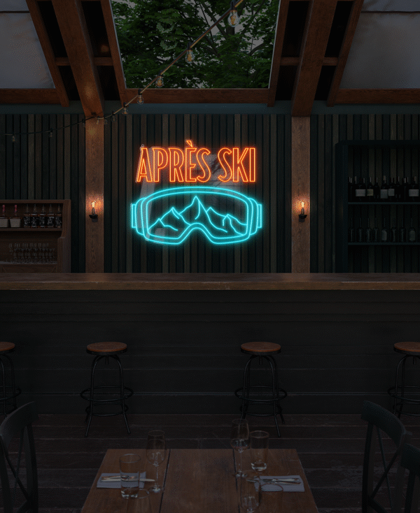 Apres Ski v2 LED lettering