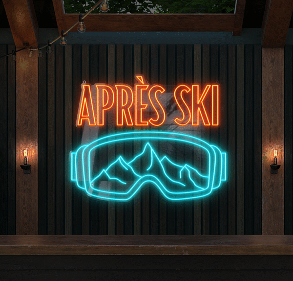 Napis LED Apres Ski V2