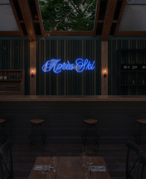 Apres Ski LED lettering