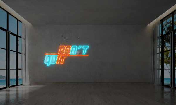 LED-Schriftzug DON'T BE MOODY GROW YA BOOTY (Kopia)