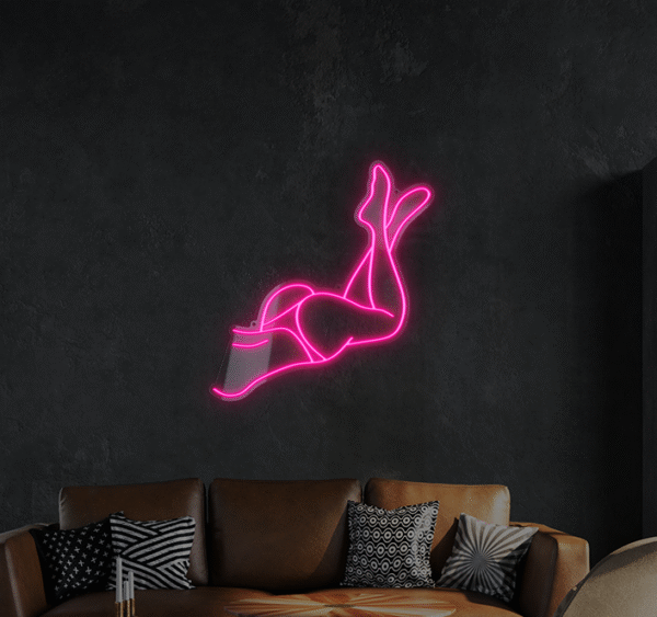 Neon LED Ciało Kobiety V2