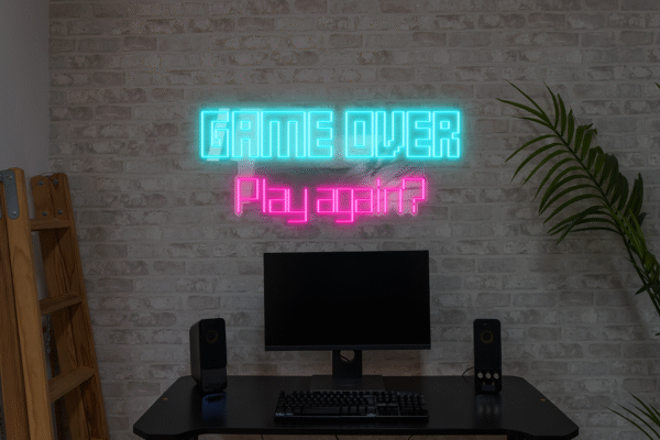 LED-Schriftzug Game Zone (Kopia)