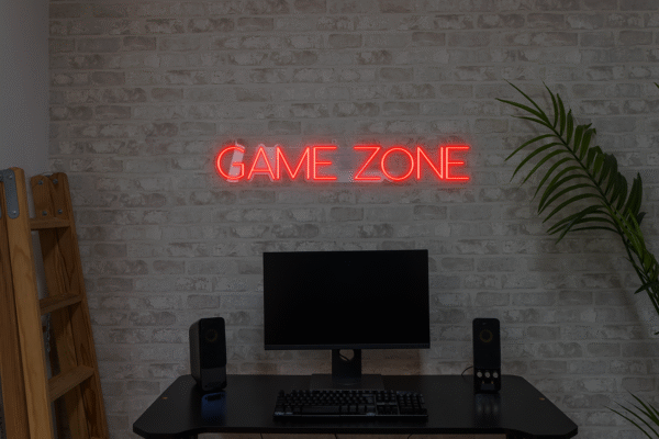 LED-Schriftzug Game Zone (Kopia)