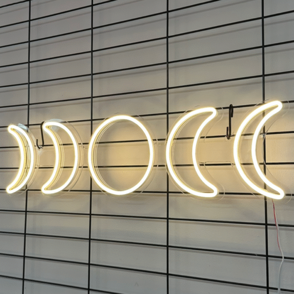 Neon LED Fazy Księżyca