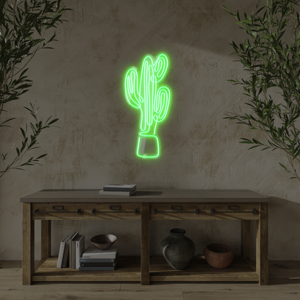 Cactus v2 LED neon sign