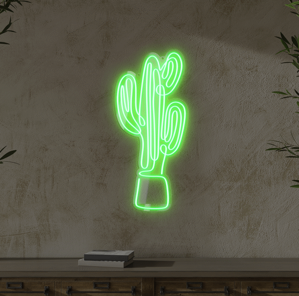 Neon LED Kaktus v2
