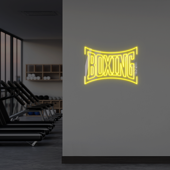 Napis LED BOXING