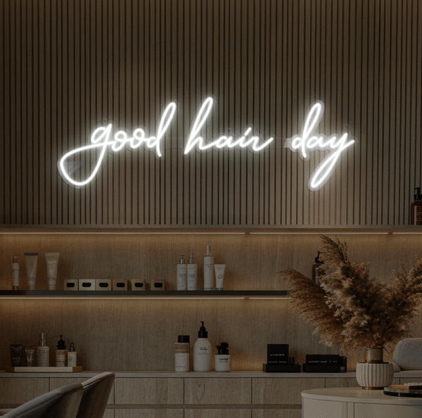 Napis LED Good Hair Day