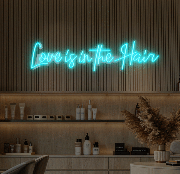 Napis LED Love Is In the Hair