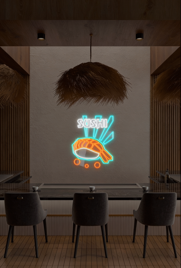 Sushi Lovers Only LED Lettering (Kopia)