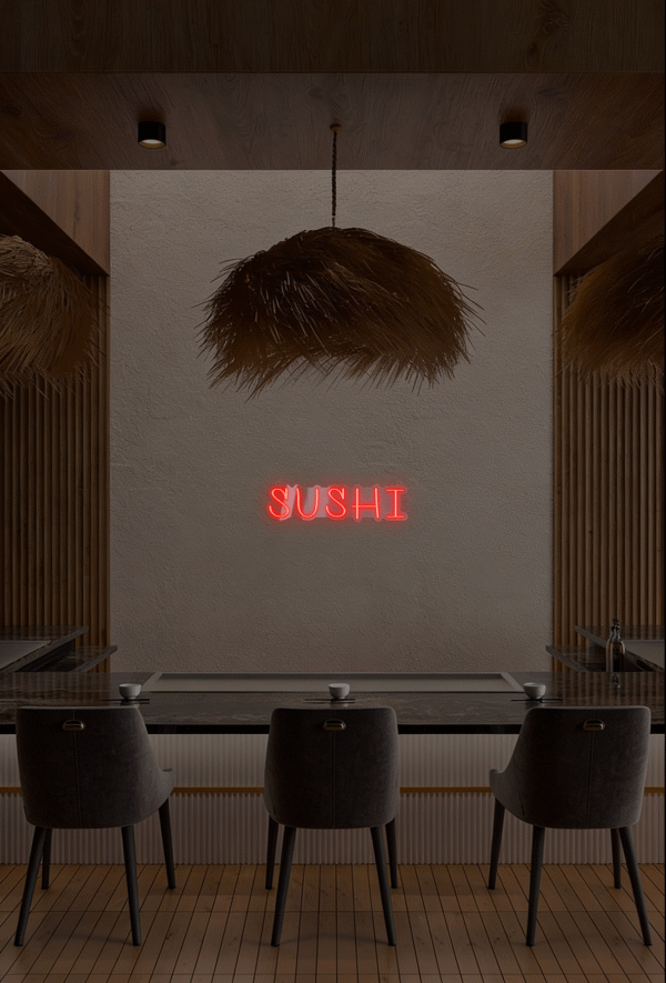 Sushi Lovers Only LED Lettering (Kopia)