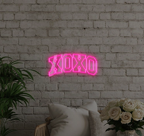 Napis LED XOXO
