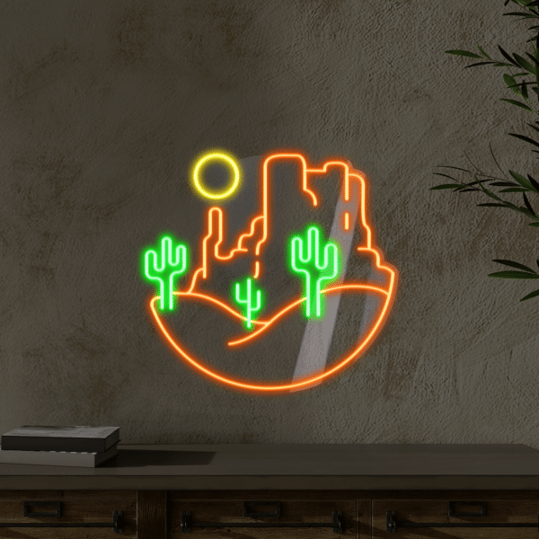 Neon LED Kaktus Arizona