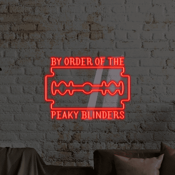 Neon LED Peaky Blinders Cytat