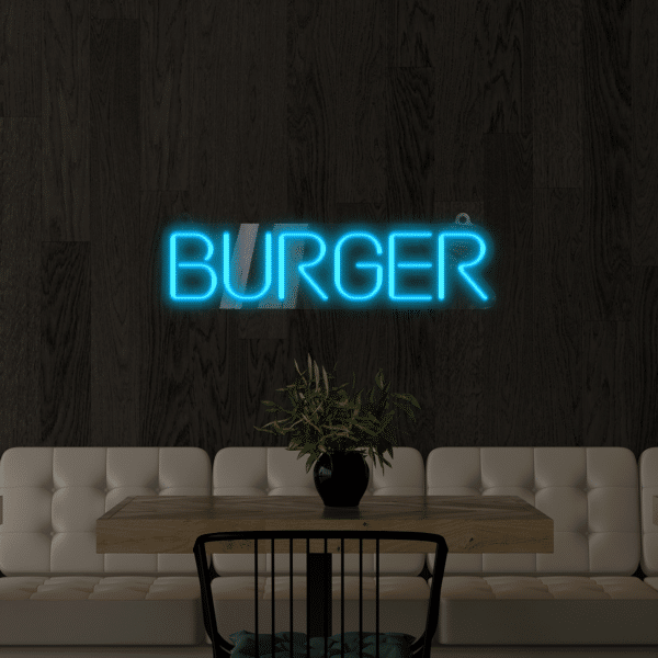Napis LED Burger v2