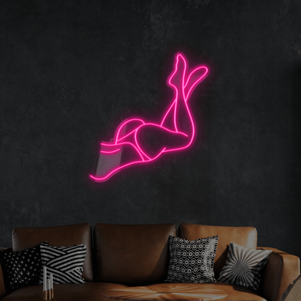 Neon LED Ciało Kobiety V2
