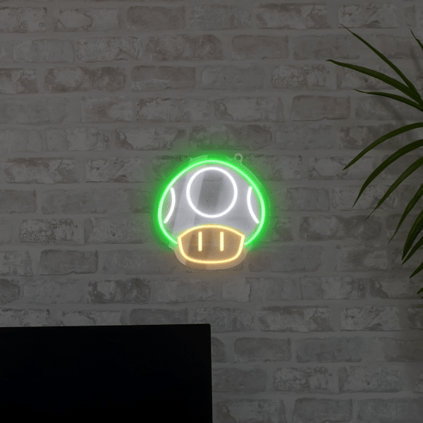 Neon LED 1UP Grzyb