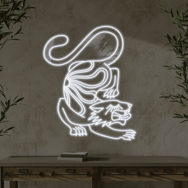Neon LED Tygrys
