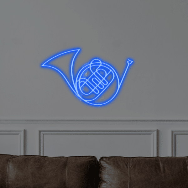 Neon LED How I Met Your Mother Blue French Horn