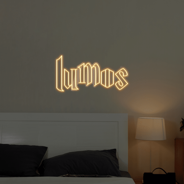 Neon LED Harry Potter Lumos
