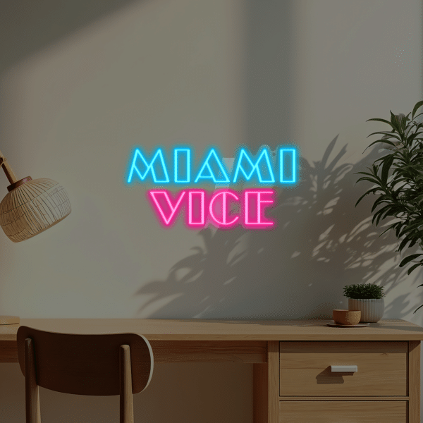 Napis LED Miami Vice